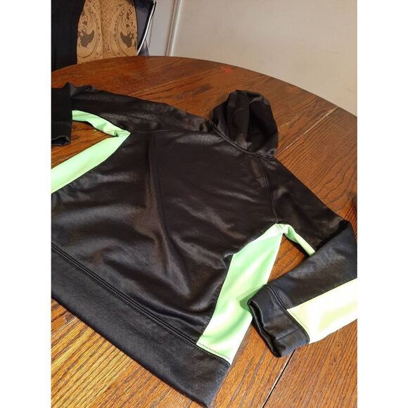 Large 10/12 Nickelodeon Teenage Mutant Ninja Turtles Black Green Hoodie Sweatshi - Picture 4 of 4